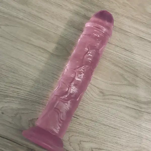 Duże używane różowe dildo Kasi