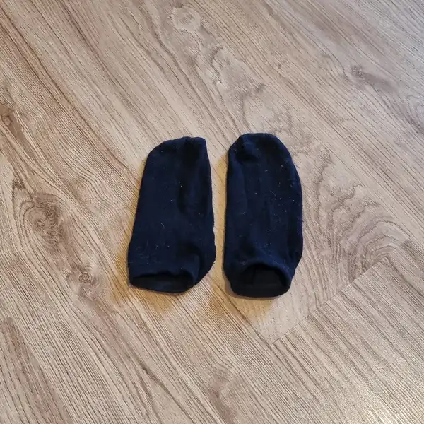 2-dniowe czarne skarpetki (gotowe do szybkiej wysyłki)