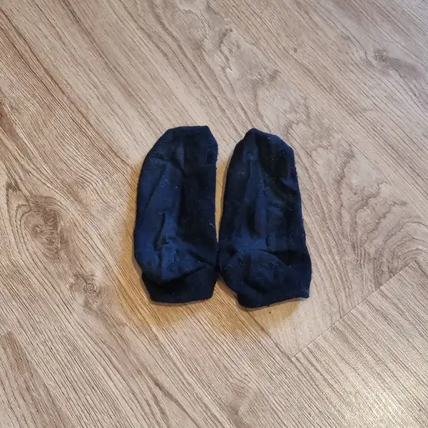 2-dniowe czarne skarpetki (gotowe do szybkiej wysyłki)