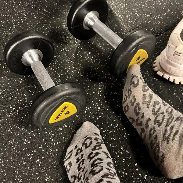 Buty po siłowni i skarpetki