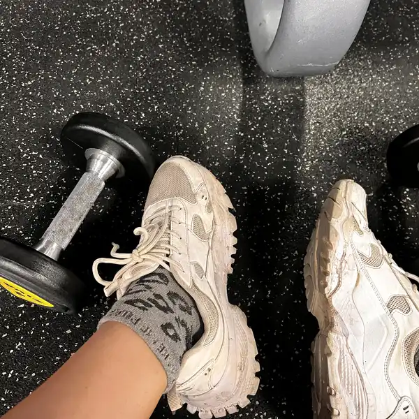 Buty po siłowni i skarpetki