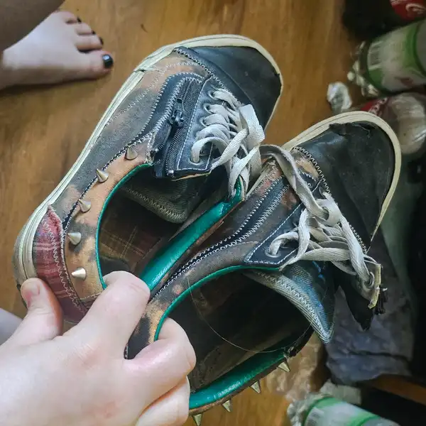Śmierdzące 5 letnie nie prane nigdy Vans