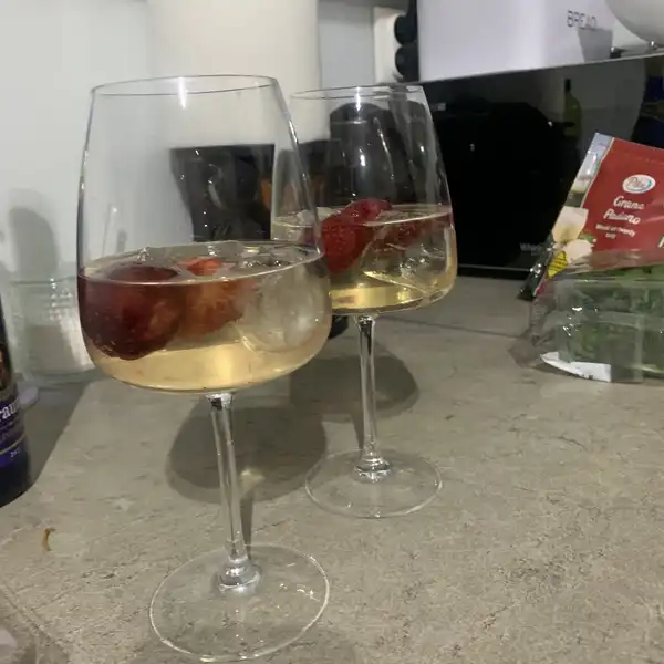 Butelka wina dla Pani